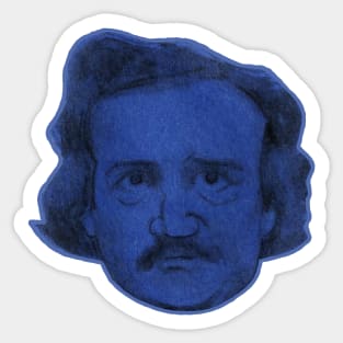 Blue Poe Sticker